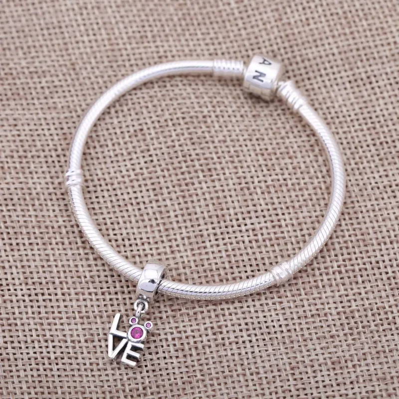 (kuva) Disney Mickey LOVE silver dangle - 791448CZR - Helat | PANDORA - Näytä 2