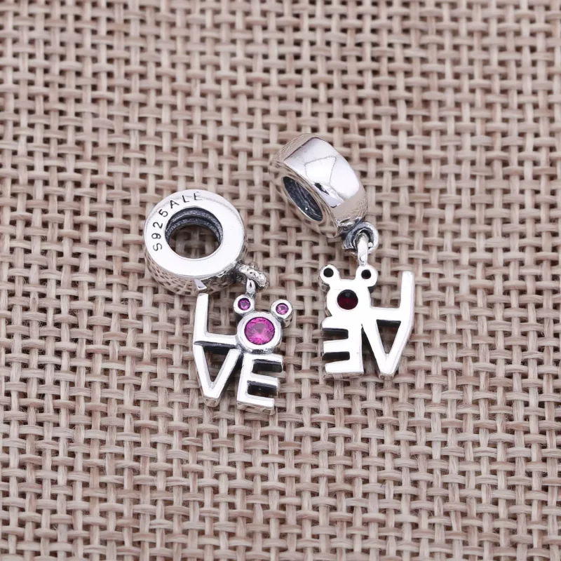 (kuva) Disney Mickey LOVE silver dangle - 791448CZR - Helat | PANDORA - Näytä 3