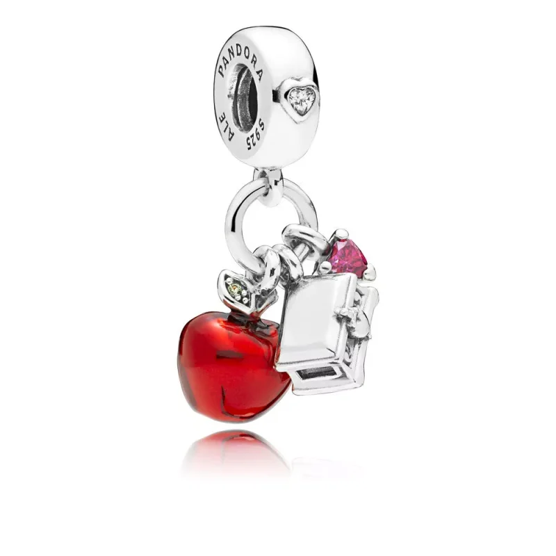 (kuva) Disney, Snow White's Apple & Heart Pendant Charm - 797486CZRMX - Helat | PANDORA