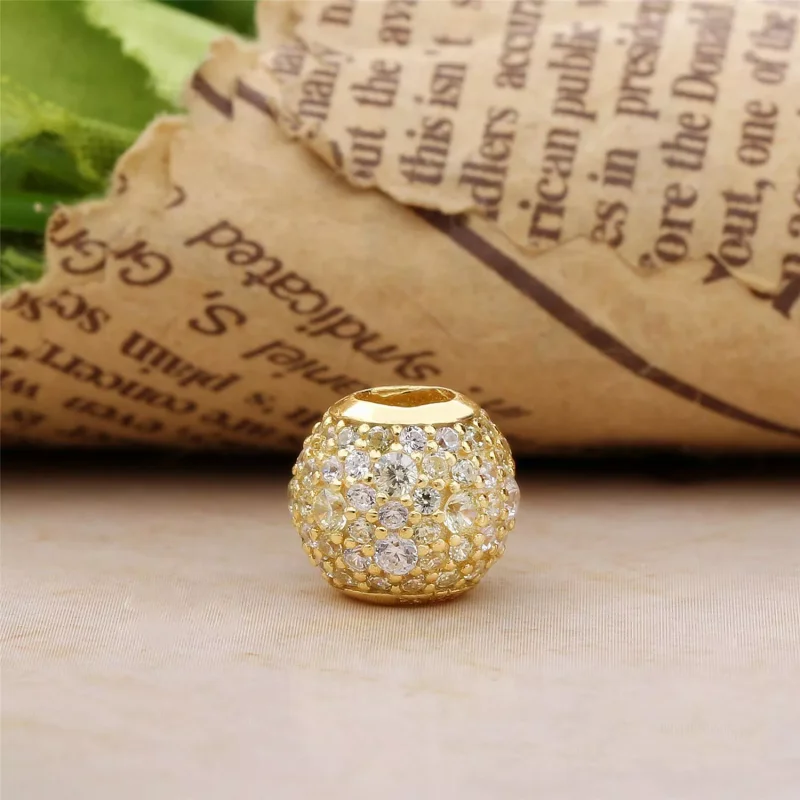 (kuva) Golden Mix Pavé Ball - 767052CSY - Helat | PANDORA - Näytä 3