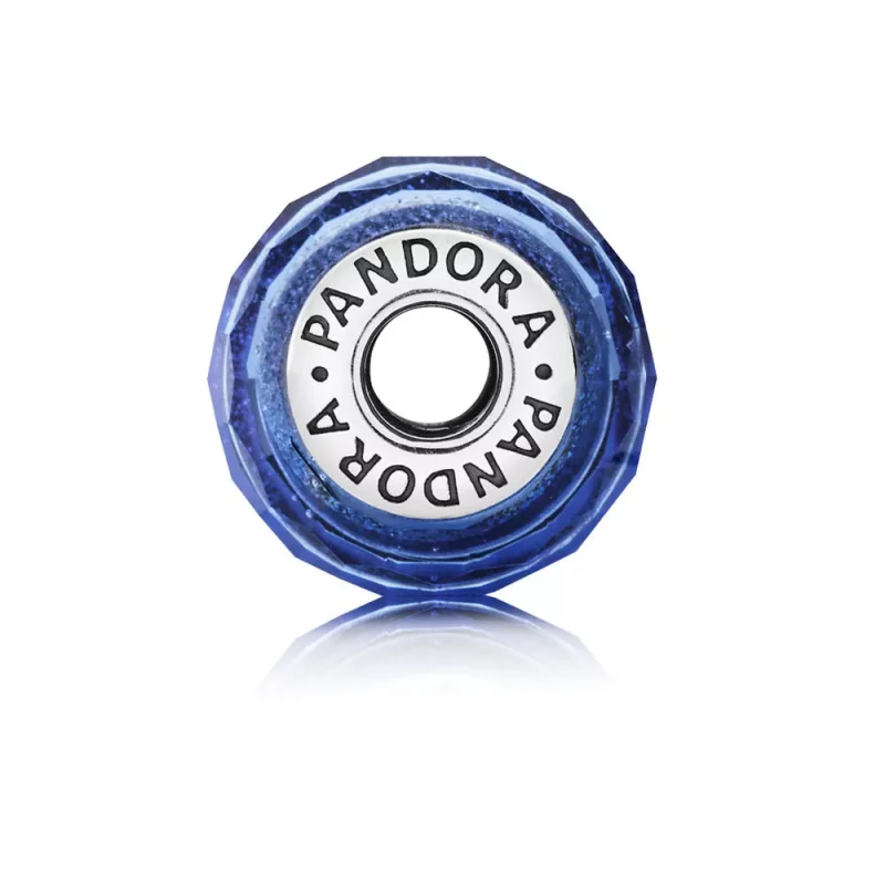 (kuva) Iridescent Blue Faceted Glass - 791646 - Helat | PANDORA - Näytä 2