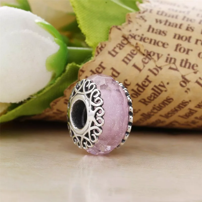 (kuva) Iridescent White Glass Murano Charm - 797617 - Helat | PANDORA - Näytä 4