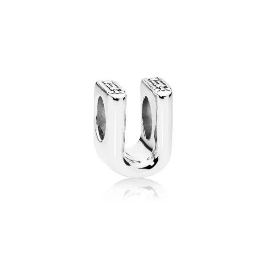 (kuva) Letter U Charm - 797475 - Helat | PANDORA