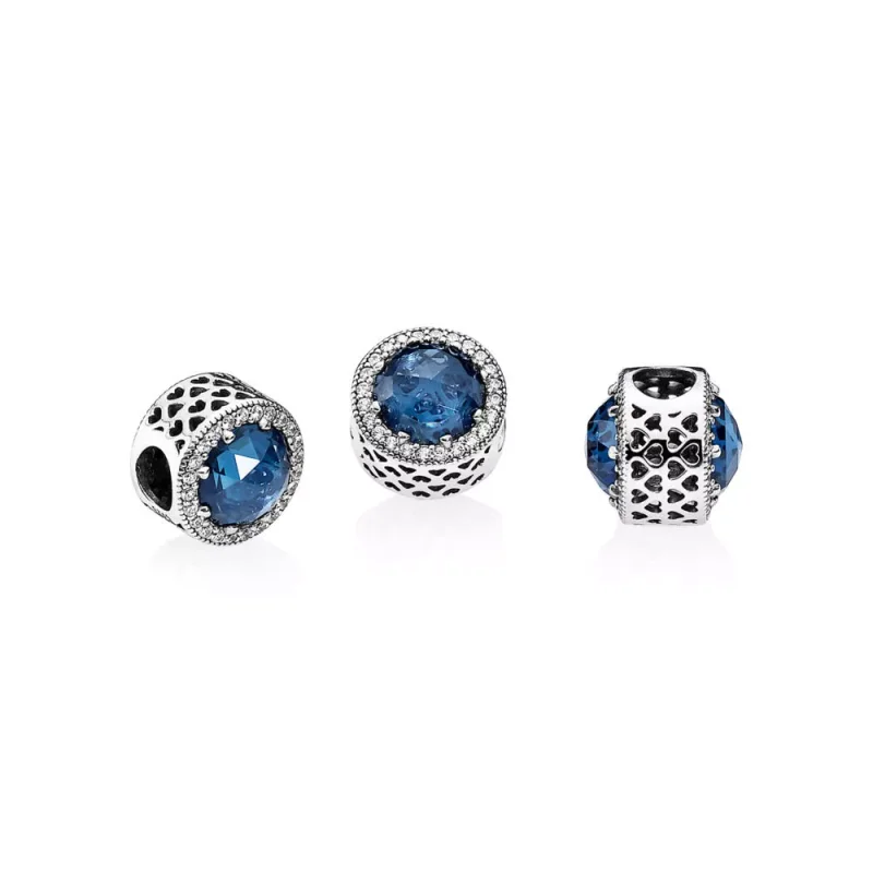 (kuva) Moonlight Blue Radiant Hearts - 791725NMB - Helat | PANDORA - Näytä 4