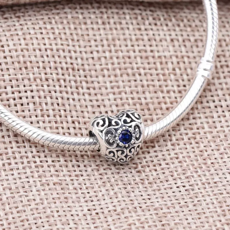 (kuva) PANDORA hela - Joulukuun allekirjoitus Heart Birthstone - Näytä 2