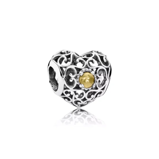 (kuva) PANDORA hela - Marraskuun allekirjoitus Heart Birthstone