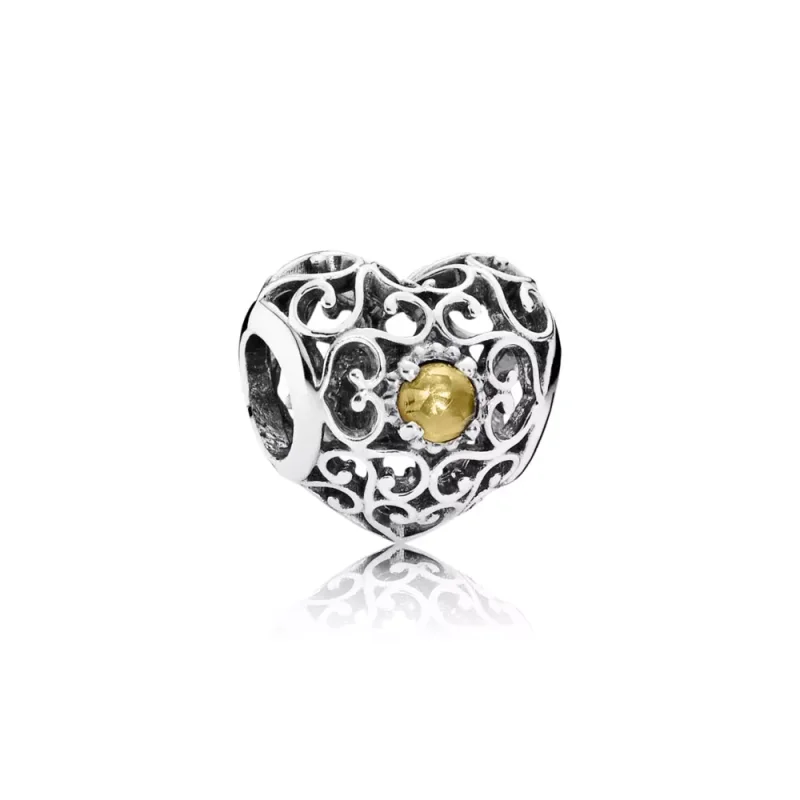 (kuva) PANDORA hela - Marraskuun allekirjoitus Heart Birthstone
