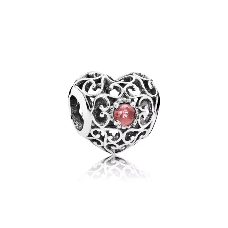(kuva) PANDORA hela - Tammikuun allekirjoitus Heart Birthstone