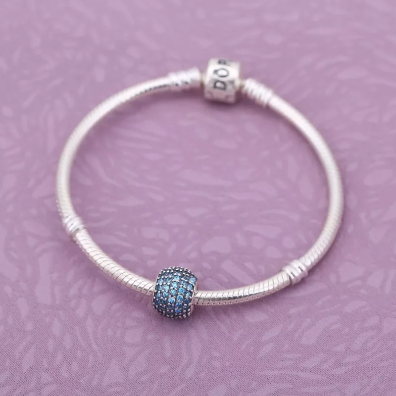 (kuva) PANDORA hela - Teal Pavé Ball - Näytä 2