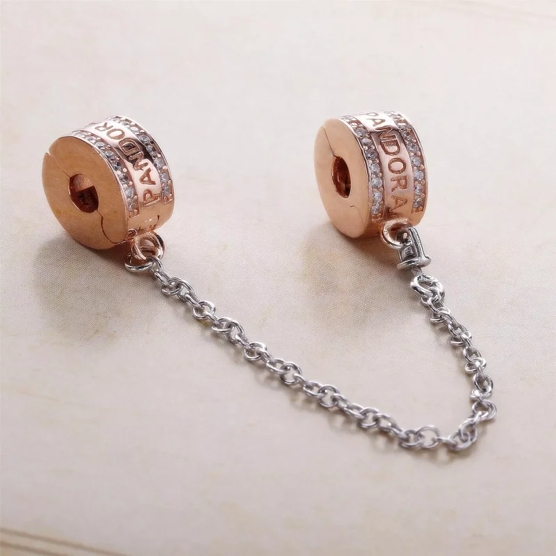 (kuva) PANDORA Logo Safety Chain - 782057CZ - Helat | PANDORA - Näytä 2