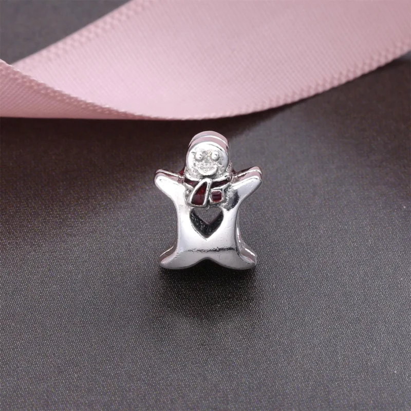 (kuva) PANDORA red, pink enamel hopeariipus - Näytä 2