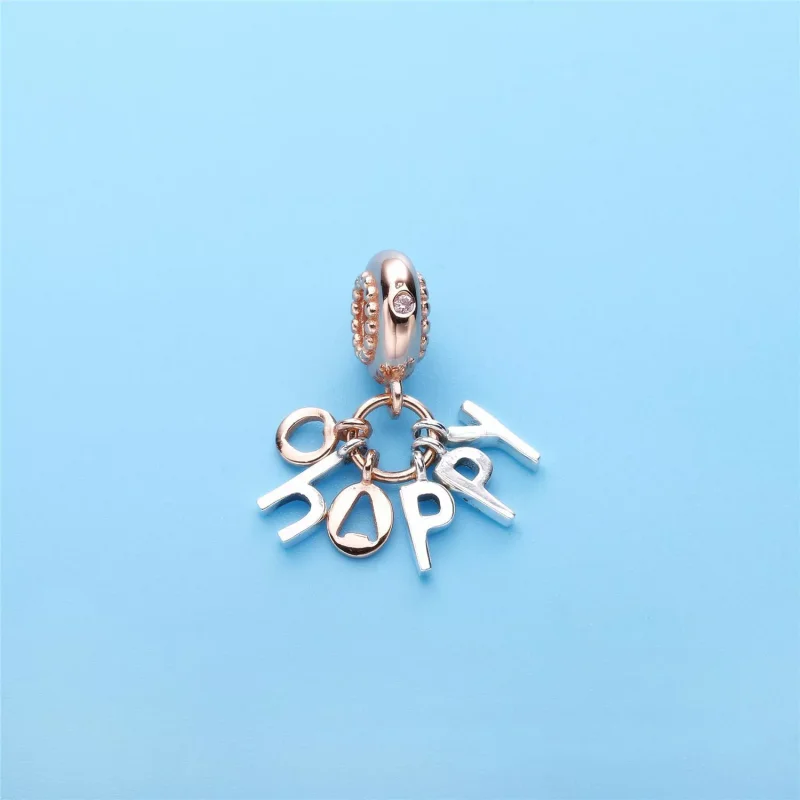 (kuva) PANDORA Rose riipushela - Ole iloinen - Näytä 3