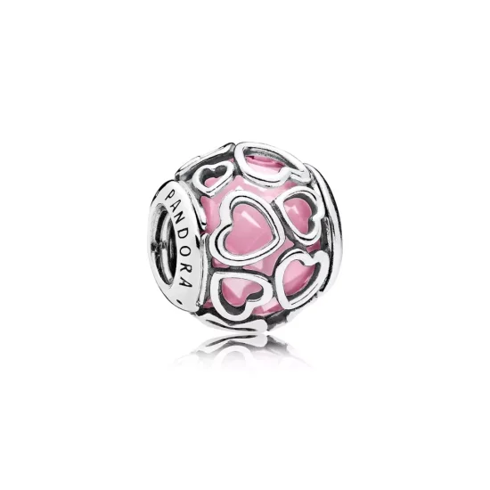 (kuva) Pink Encased in Love Charm - 792036PCZ - Helat | PANDORA