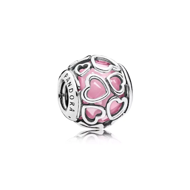 (kuva) Pink Encased in Love Charm - 792036PCZ - Helat | PANDORA