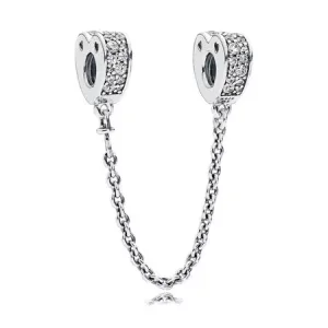 (kuva) Sparkling Arcs of Love Safety Chain - 797138CZ - Helat | PANDORA