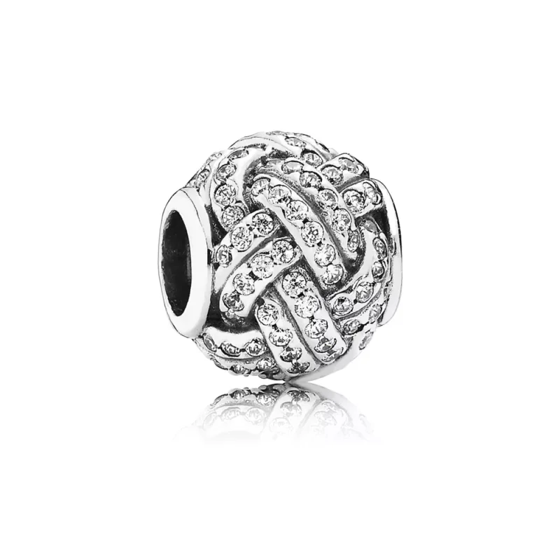 (kuva) Sparkling Love Knot - 791537CZ - Helat | PANDORA