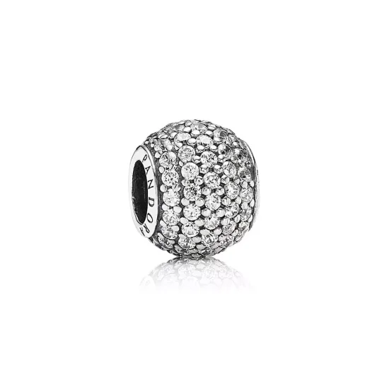 (kuva) White Pavé Ball - 791051CZ - Helat | PANDORA