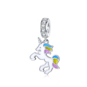 (kuva) Pandora-tyylinen fantasia yksisarvinen riipus - BSC075
