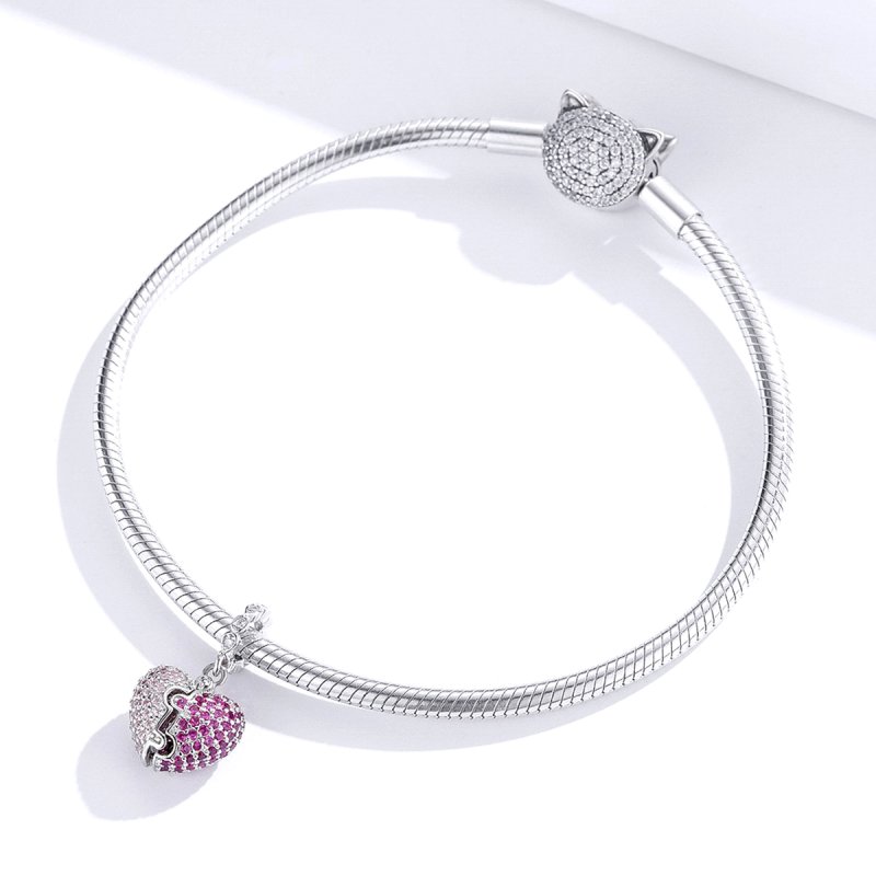(kuva) Pandora-tyylinen hopeinen Only You -riipus - BSC282 - Näytä 4