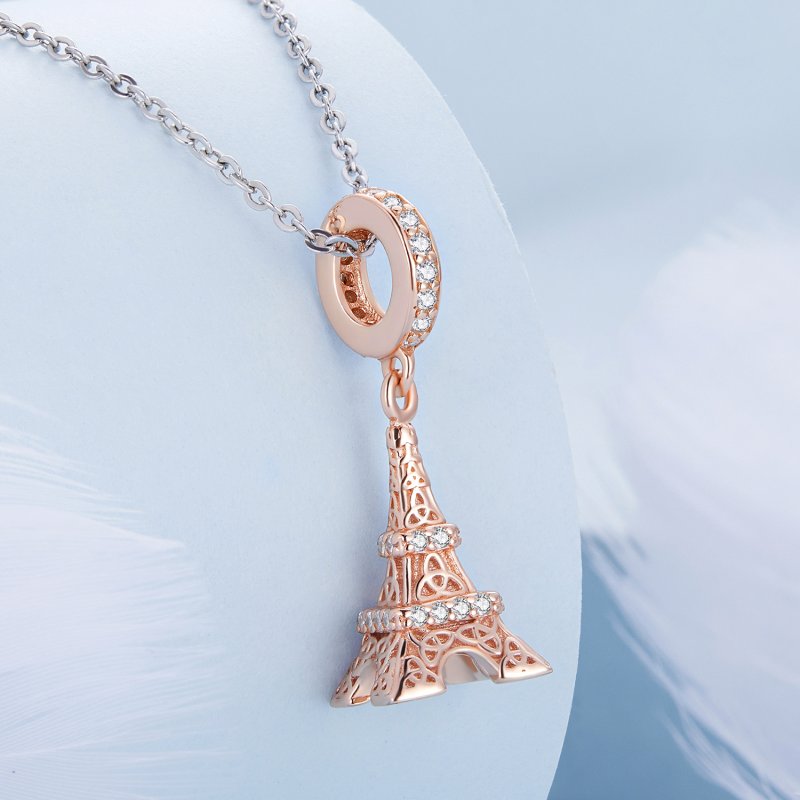 (kuva) Pandora-tyylinen Eiffel-tornin riipus - BSC640 - Näytä 2