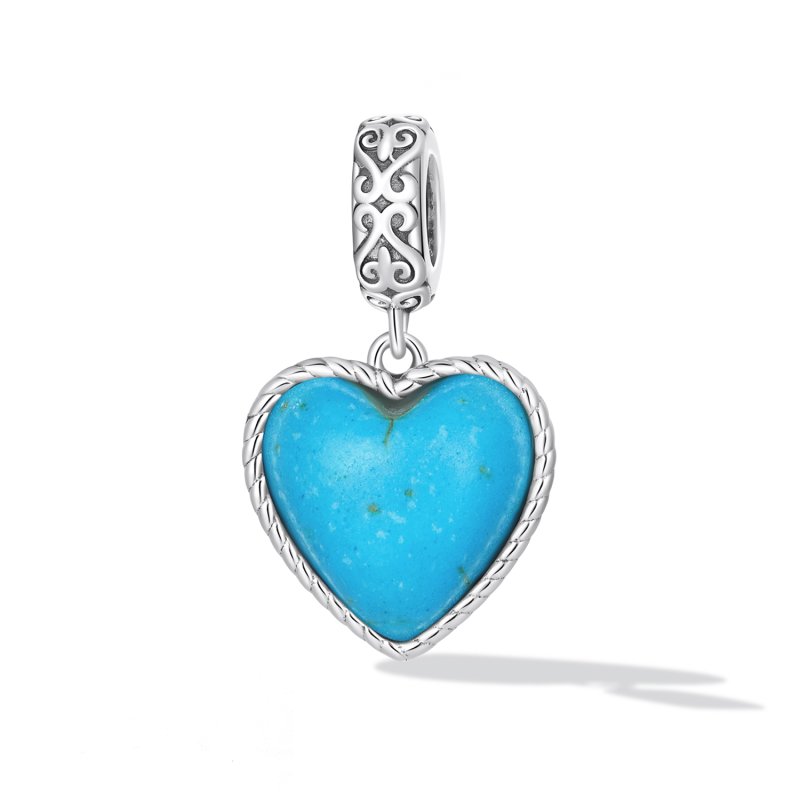 (kuva) Pandora Style Love Turquoise Dangle - SCC2227 - Näytä 2