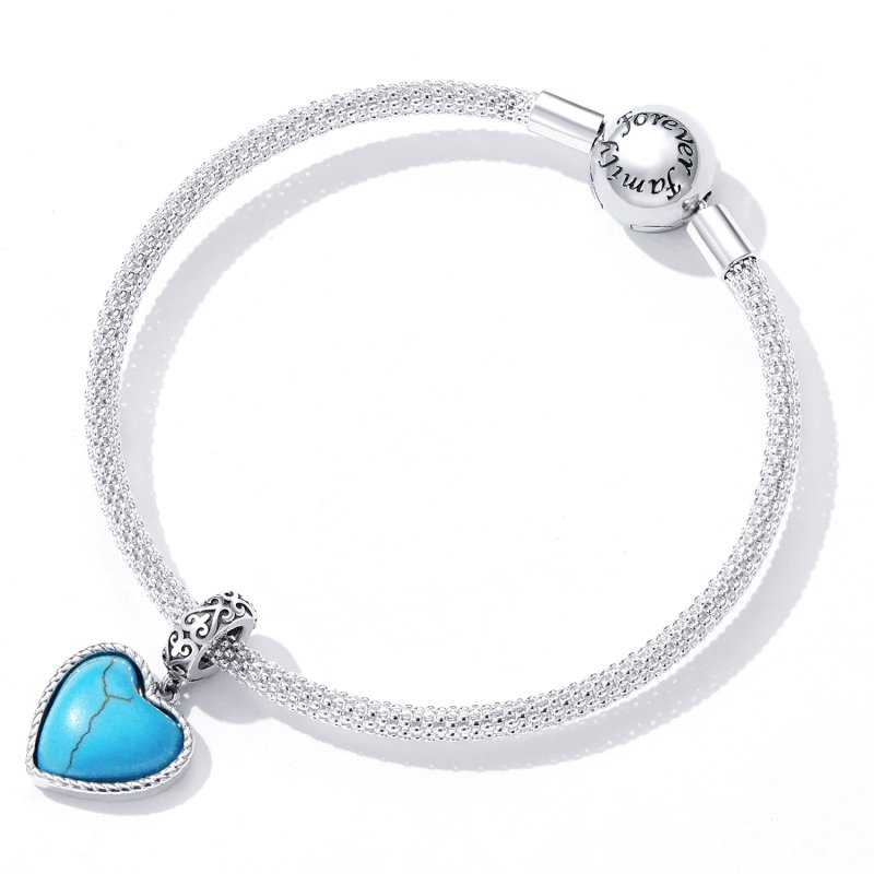 (kuva) Pandora Style Love Turquoise Dangle - SCC2227 - Näytä 5