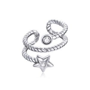 (kuva) Pandora Style Star Ear clip - SCE1135