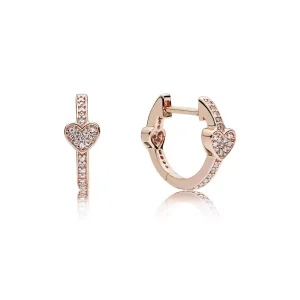 (kuva) Alluring Hearts Korvarenkaat - 287290CZ - Korvakorut | PANDORA