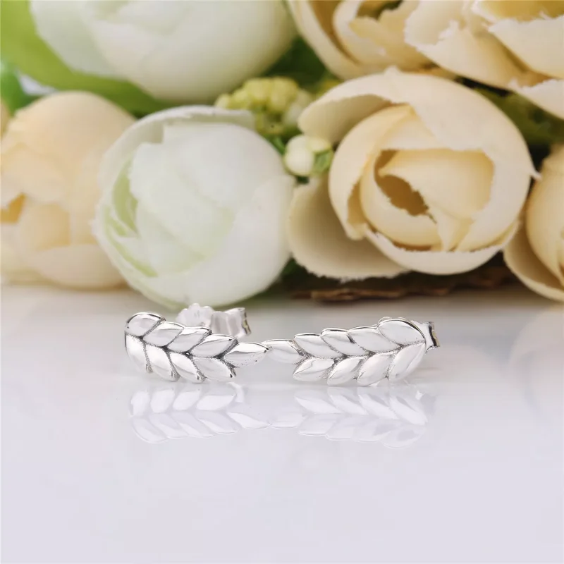 (kuva) Curved Grains Nappikorvakorut - 297730 - Korvakorut | PANDORA - Näytä 2