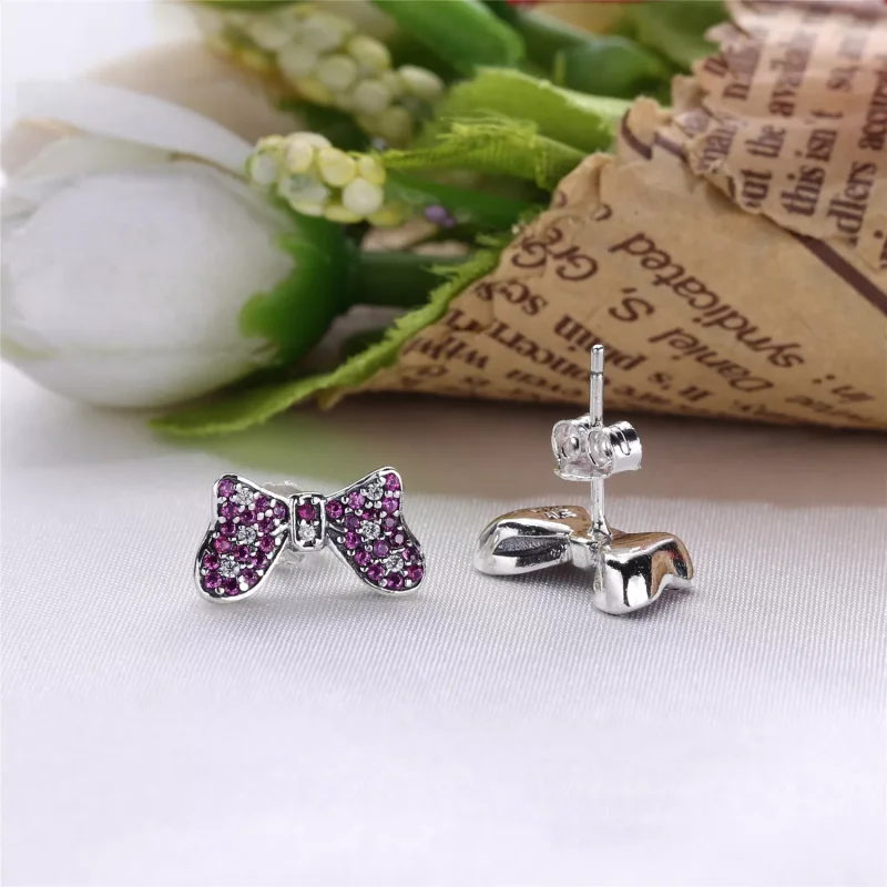 (kuva) Disney Minnie bow silver Nappikorvakorut - 290578CZR - Korvakorut | PANDORA - Näytä 2