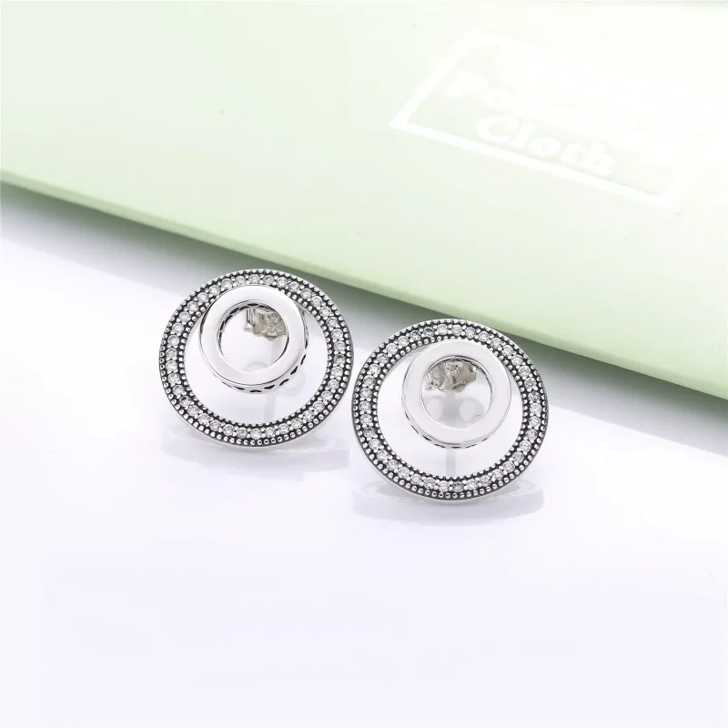 (kuva) Forever PANDORA Signature Nappikorvakorut - 297446CZ - Korvakorut | PANDORA - Näytä 2