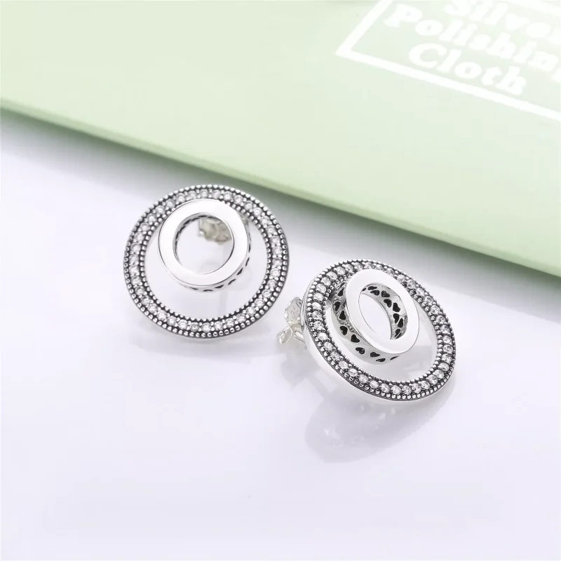 (kuva) Forever PANDORA Signature Nappikorvakorut - 297446CZ - Korvakorut | PANDORA - Näytä 3