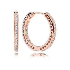 (kuva) Hearts of PANDORA Hoops - 286318CZ - Korvakorut | PANDORA