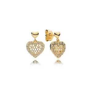 (kuva) Honeycomb Lace - 267068CZ - Korvakorut | PANDORA