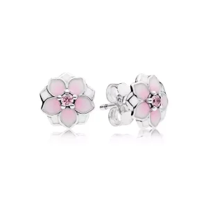 (kuva) Magnolia Blooms Nappikorvakorut - 290739PCZ - Korvakorut | PANDORA