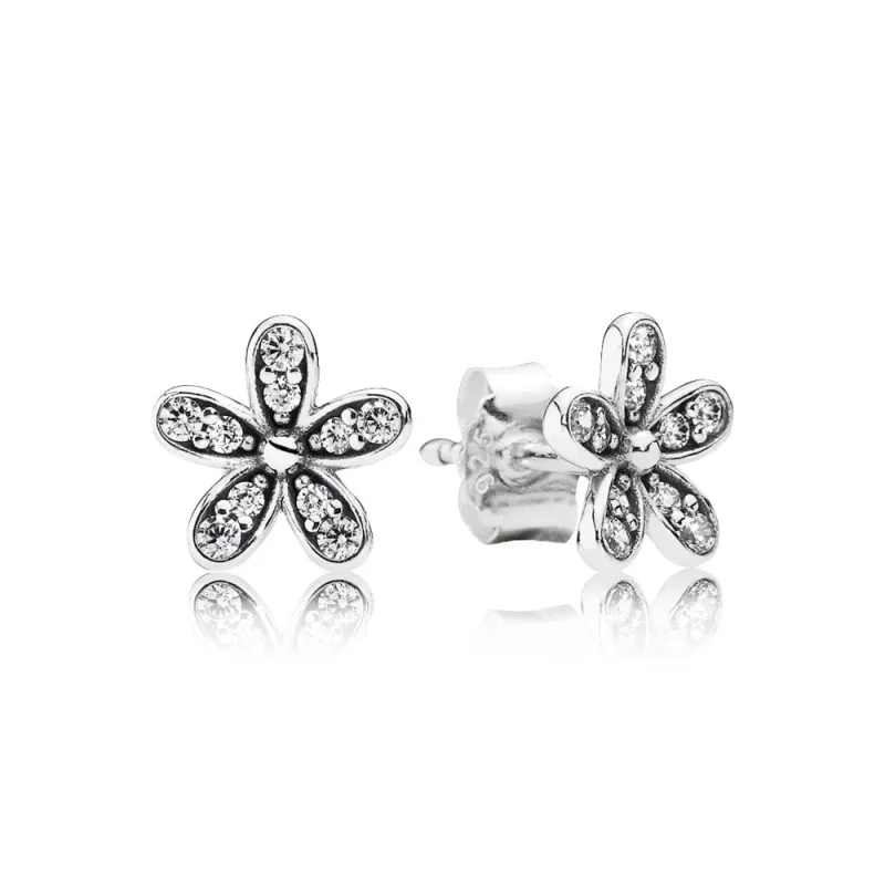 (kuva) Sparkling Daisies - 290570CZ - Korvakorut | PANDORA