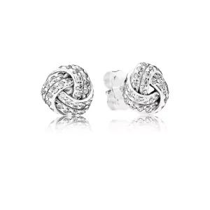 (kuva) Sparkling Love Knots - 290696CZ - Korvakorut | PANDORA