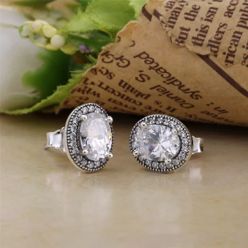 (kuva) Vintage Elegance Nappikorvakorut - 296247CZ - Korvakorut | PANDORA - Näytä 3