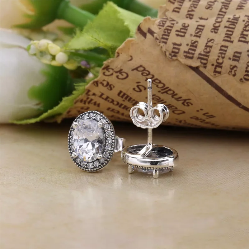 (kuva) Vintage Elegance Nappikorvakorut - 296247CZ - Korvakorut | PANDORA - Näytä 4