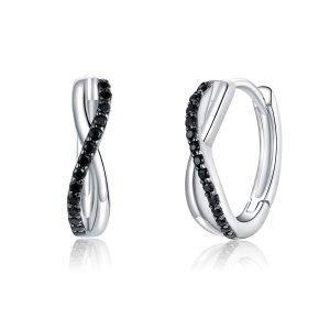 (kuva) Pandora-tyyliset Infinituksen Symboli Rengaskorvakorut - BSE399