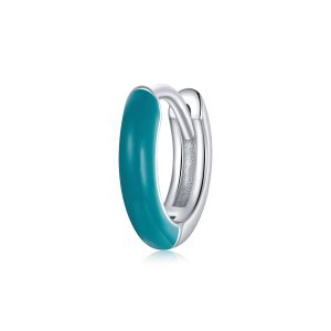 (kuva) Pandora-tyyliset Pienet Siniset Rengaskorvakorut - BSE488-BU