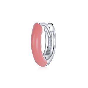 (kuva) Pandora-tyyliset pienet vaaleanpunaiset renkasorvakkeet - BSE488-PK