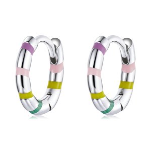 (kuva) Pandora Style Mini Ribbon -korvarenkaat - SCE1284