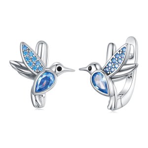 (kuva) Pandora-tyyliset Kolibri Rengaskorvakorut - SCE1503