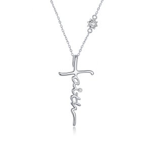 (kuva) Pandora-tyylinen Faith of The Cross -kaulakoru - BSN231