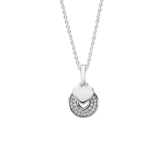 (kuva) Celebration Hearts Necklace - 390404CZ-70 - Kaulakorut ja riipukset | PANDORA