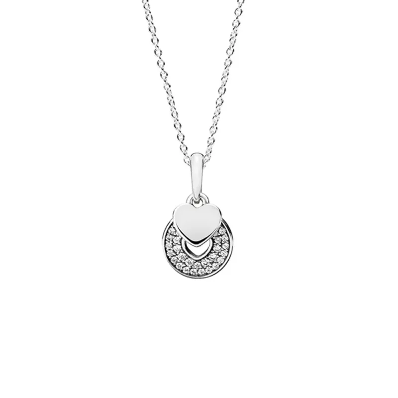(kuva) Celebration Hearts Necklace - 390404CZ-70 - Kaulakorut ja riipukset | PANDORA