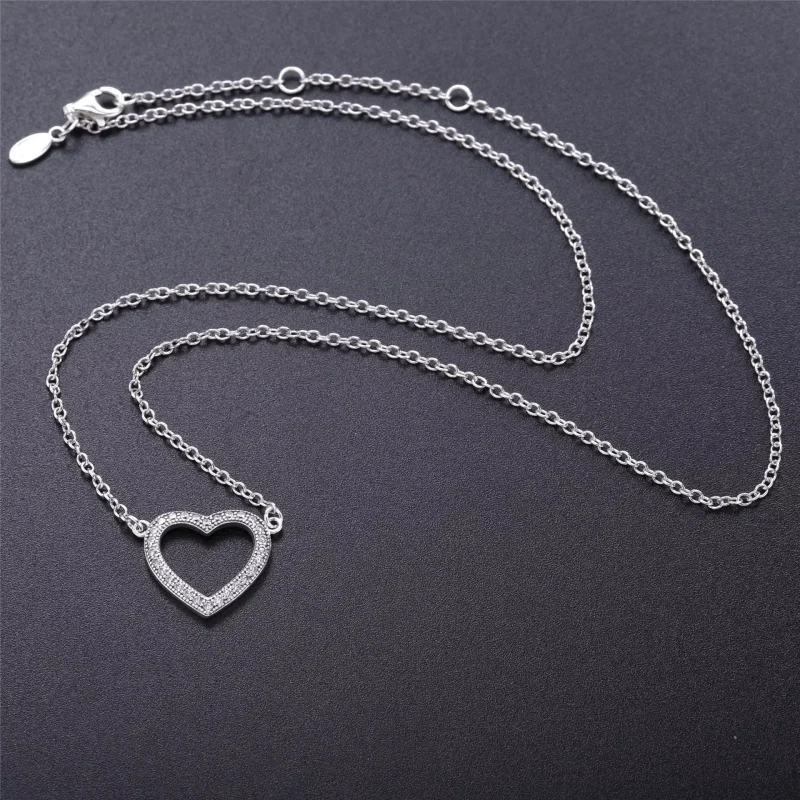 (kuva) Loving Hearts of PANDORA Necklace - 590534CZ-45 - Kaulakorut ja riipukset | PAND - Näytä 2