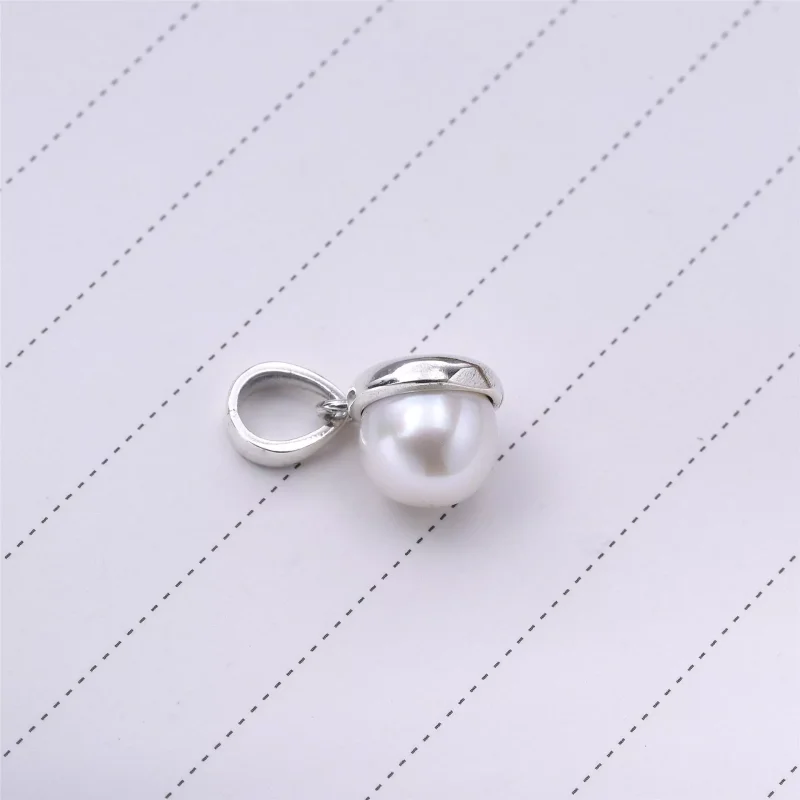 (kuva) PANDORA Birthstone hopeakorvakorut 390400WCP - Näytä 3