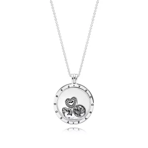 (kuva) PANDORA Floating Locket - Kelluva medaljonki ja rakkaus ja perhe